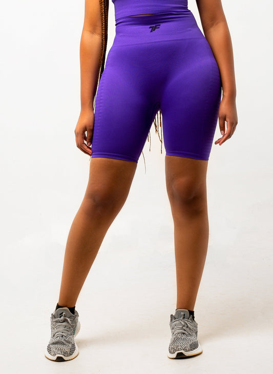 Eliz Seamless Shorts - Purple