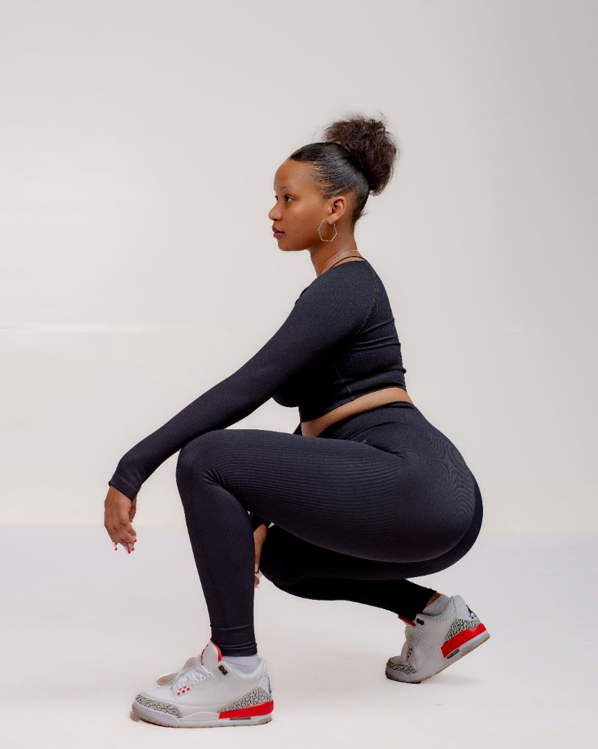 VitalFlex Ribbed Leggings - Black